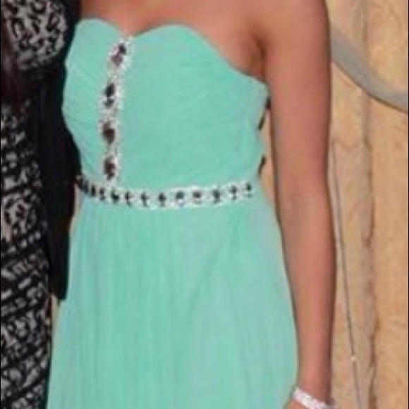 Formal Light Blue Dress - Picture 2 of 6